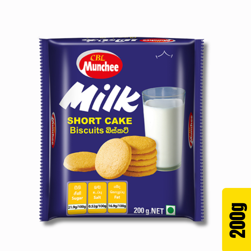 Munchee Milk Short Cake - 200.00 g